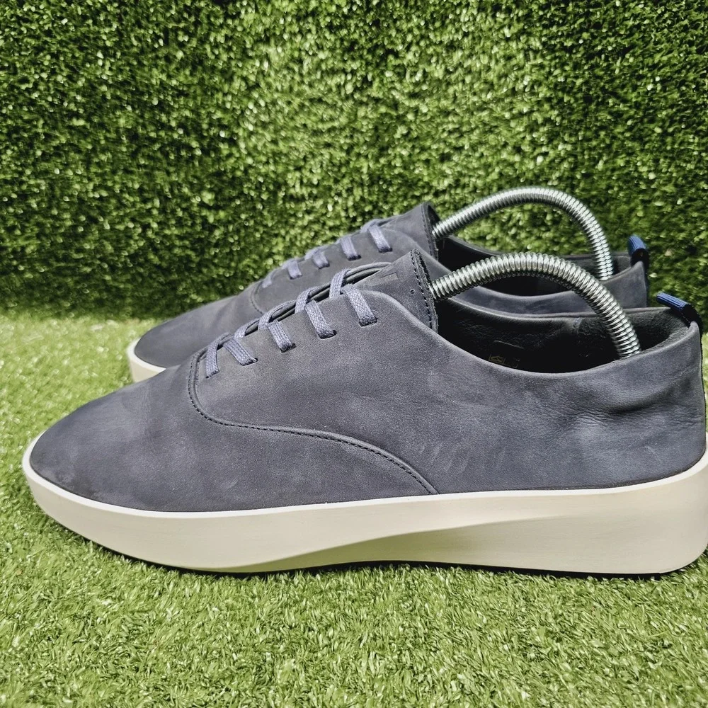 Wolf & Shepherd Cruise Navy Nubuck Lace Up Casual Sneakers Mens Size EU 42 US 9